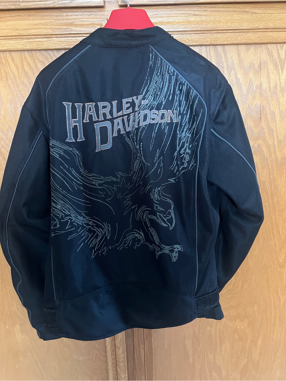 HARLEY DAVIDSON MESH EAGLE "CROSSROAD" REFLECTIVE BIKER JACKET 97532-06VM SIZE L